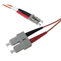 SFB - Duplex, 2 x SC-Plug to 2 x SC-Plug  1 Meter Multimode Fiber